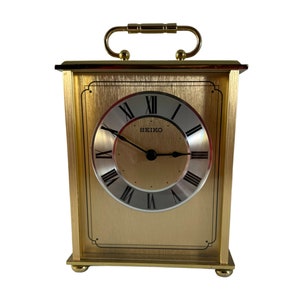 Seiko Brass Clock - Etsy