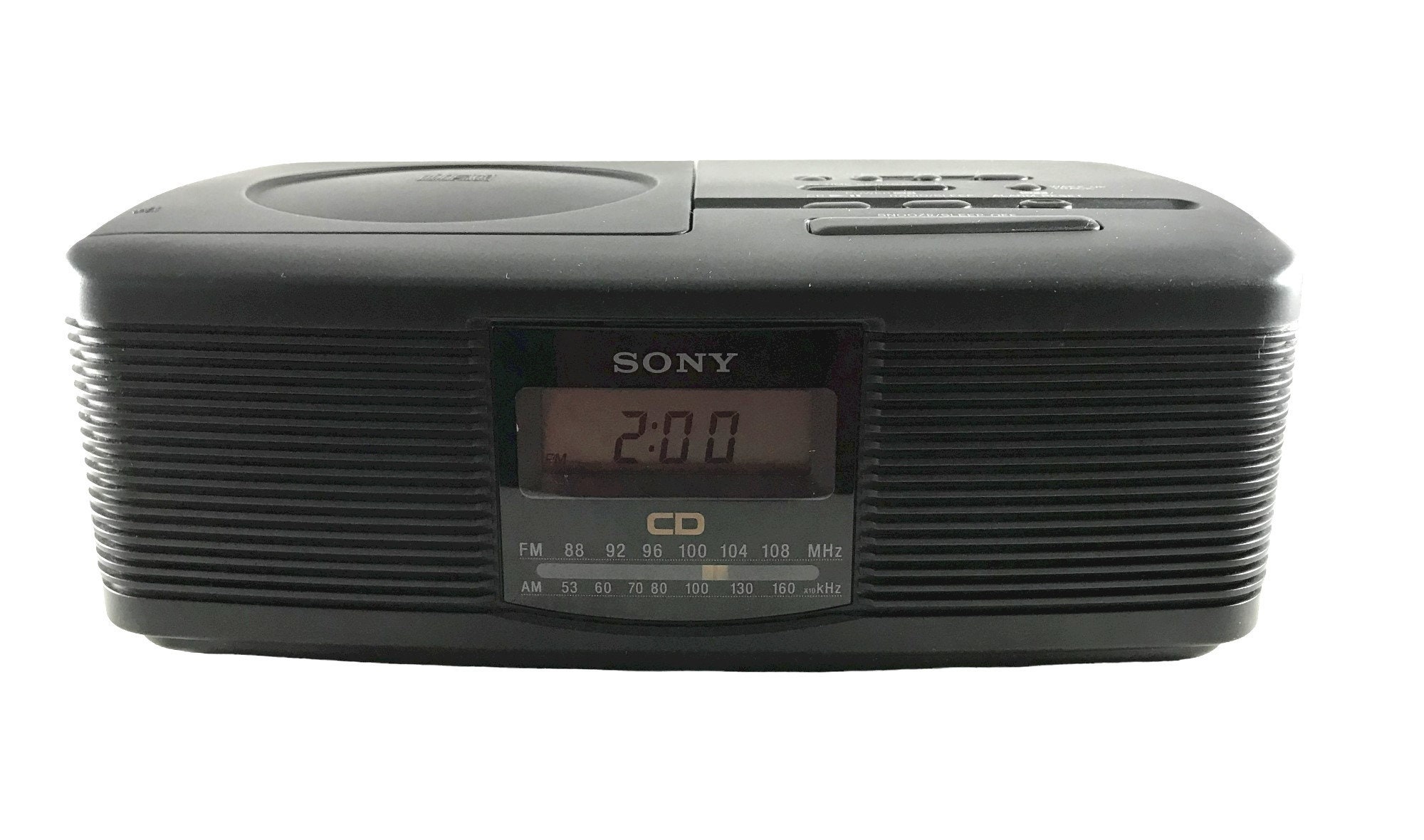 Sony ICFCD810 Stereo Am/fm CD Player Dual Alarm Clock Radio Etsy