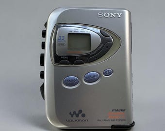 Vintage Sony Walkman WM-FX290W with Manual and Headphones - Tested