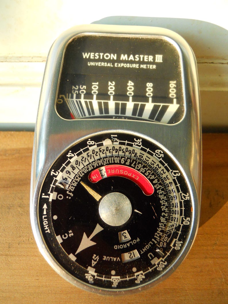 Vintage Weston Master III Universal Exposure Meter Light Meter