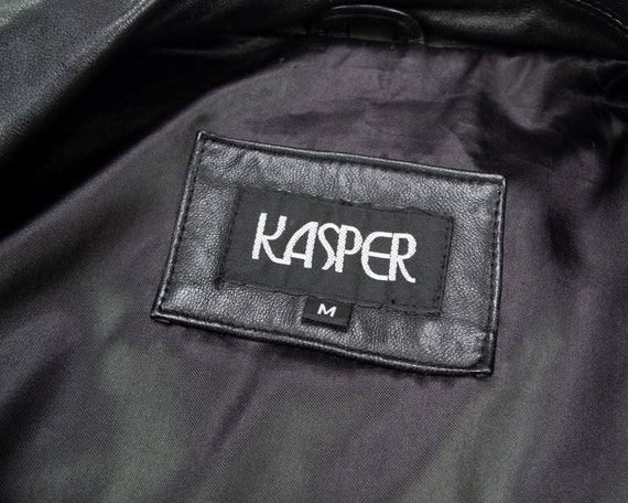 kasper leather jacket