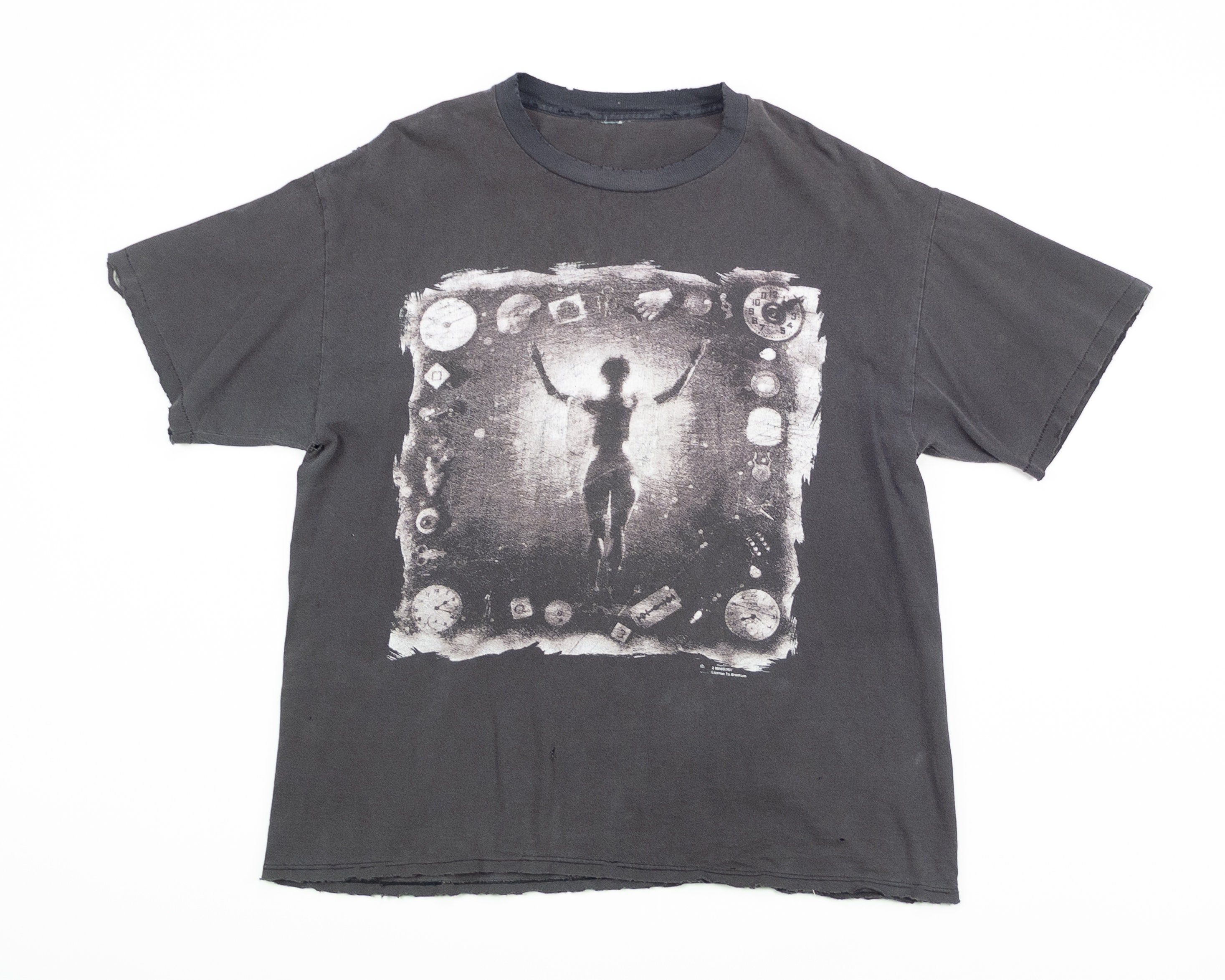 1992 MINISTRY T-Shirt / Vintage DISTRESSED Psalm 69 Concert Tee