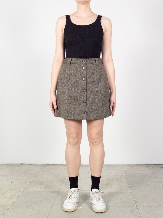 gray calvin klein skirt