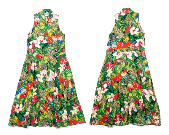 Vintage MAXI Dress / Vintage 90s Carol 