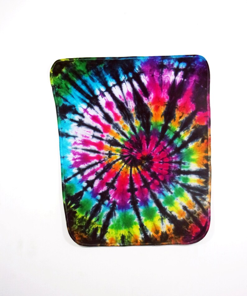 tie dye baby bedding