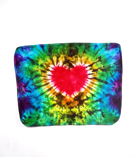 tie dye baby blanket