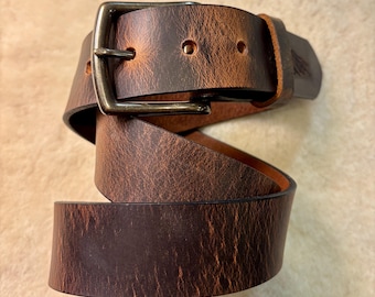 Cinturón de bisonte/búfalo fabricado en Colorado