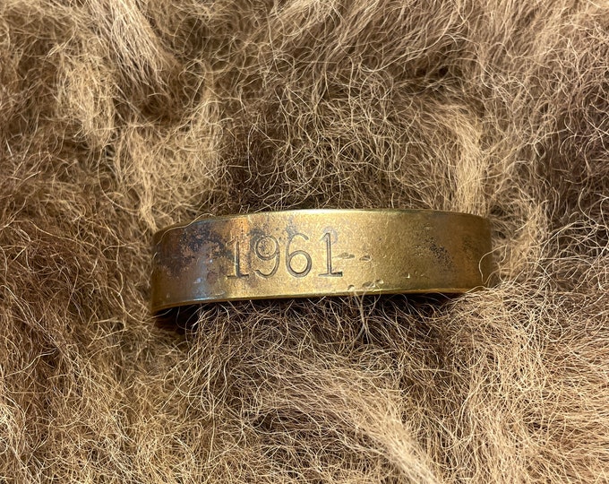 1961 Artillery shell cuff Vietnam War