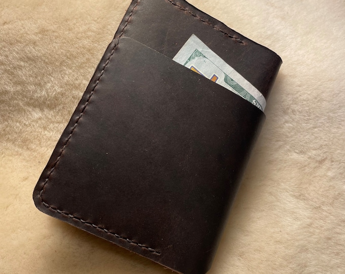 Bifold Bison Leather Wallet