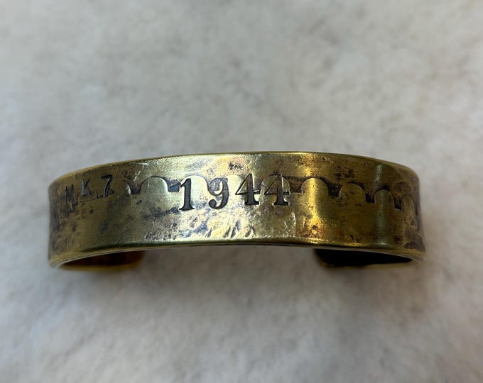 Artillery shell cuff from WWII 1944