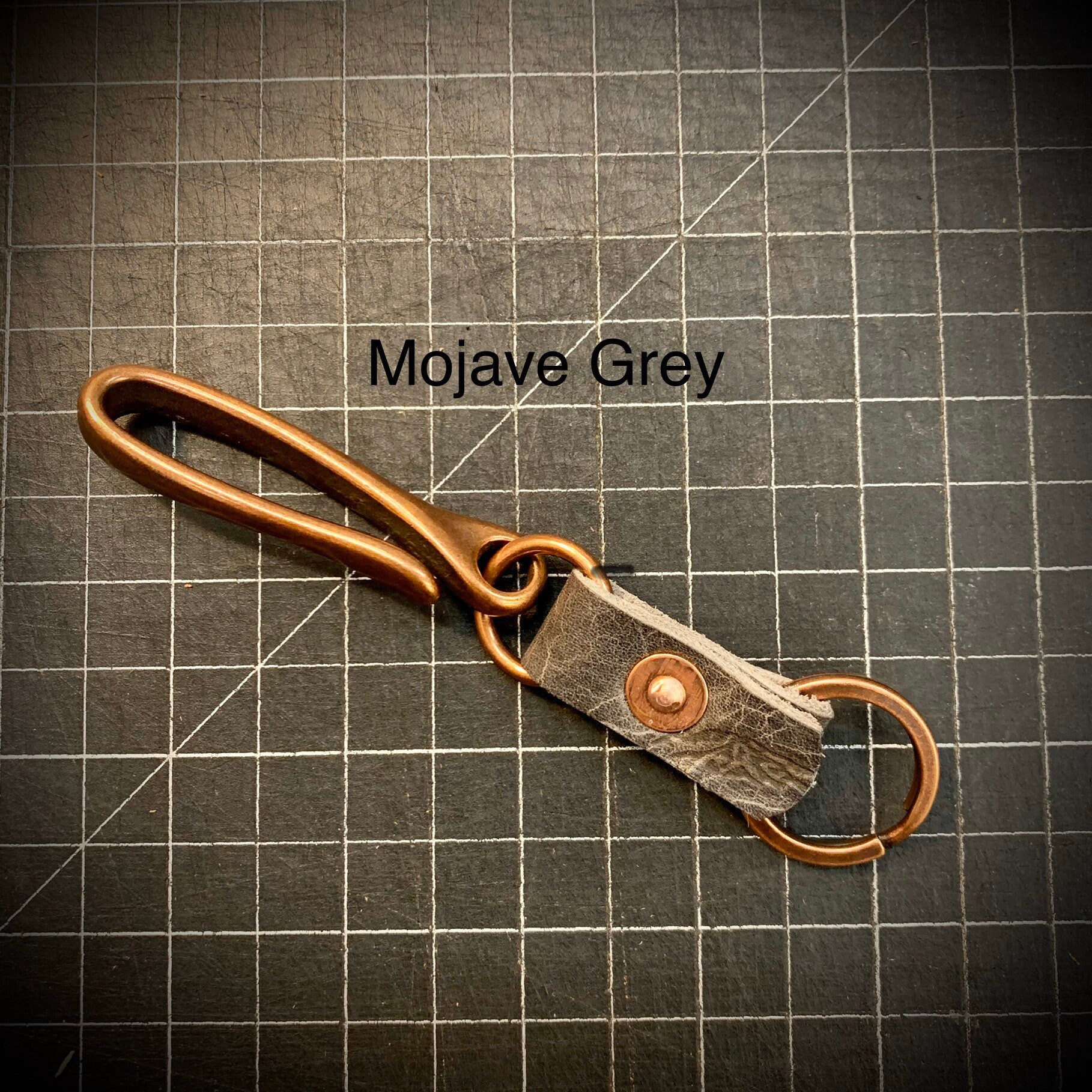 Copper Fish Hook Keychain