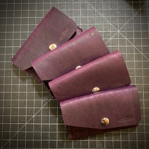 Billetera Purple Bison Snap