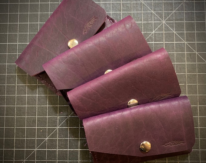 Purple Bison Snap Wallet