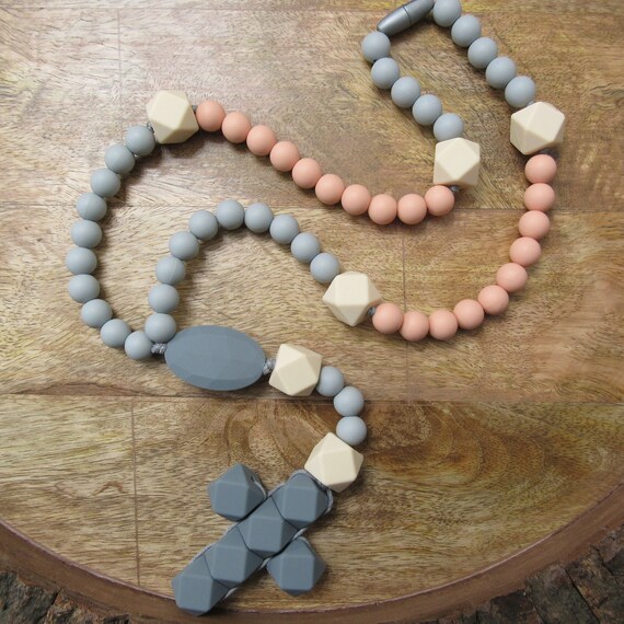 teething rosary beads