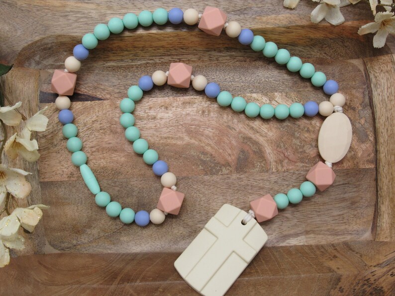 teething rosary beads