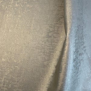 Silver textured faux leather by the yard