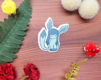 Glaceon Sticker • Eeveelution Vinyl Decal