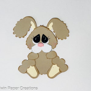 Petting Zoo bunny Scrapbook Pages Die Cut