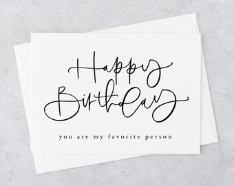 Calligraphie Happy Birthday Etsy France