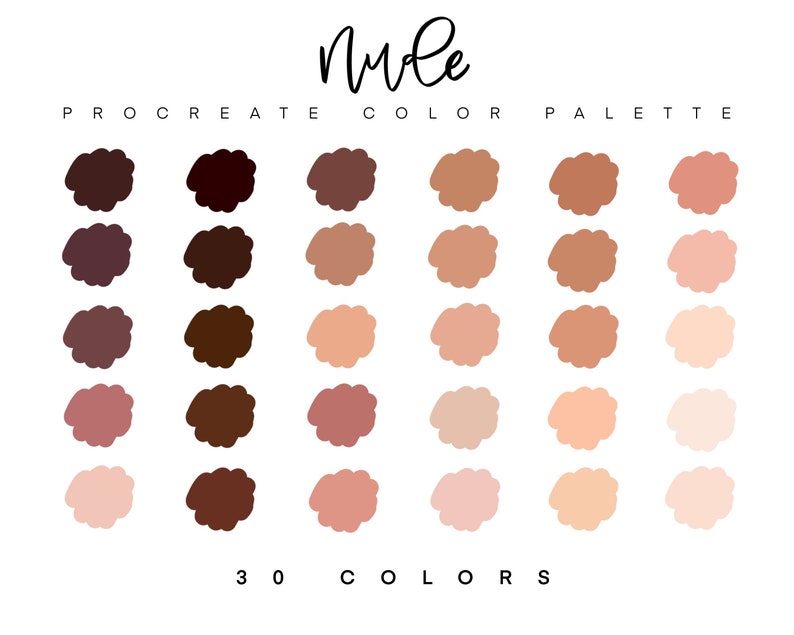 skin tone procreate palette skin tone procreate palette
