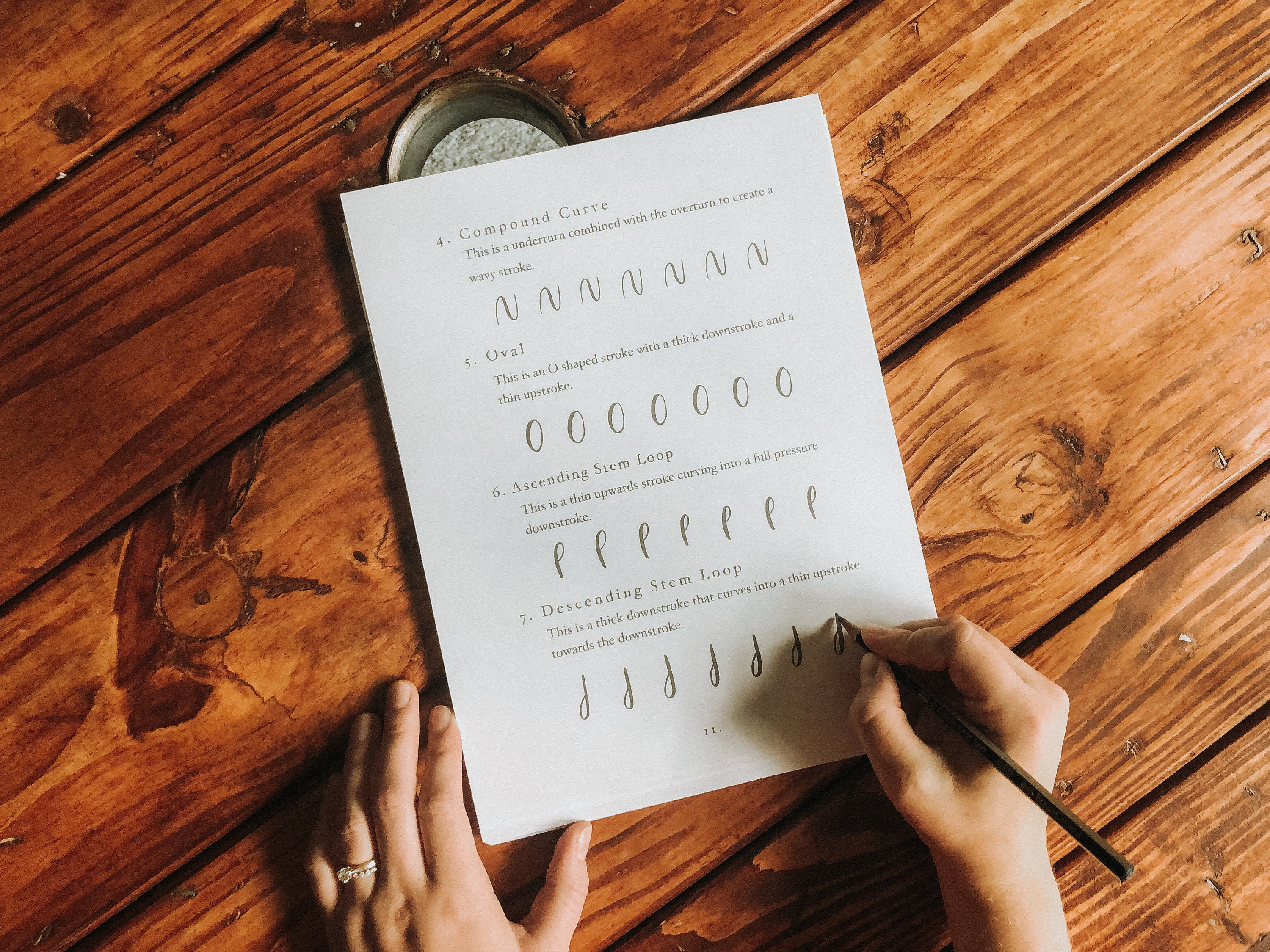 Digital Hand Lettering Workbook for Beginners, Modern Calligraphy ...