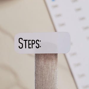 Step Count Stickers for Planners, Journals, and Exercise Logs | Exercise Tracking