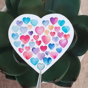 Heart Vinyl Sticker | Die Cut, Glossy