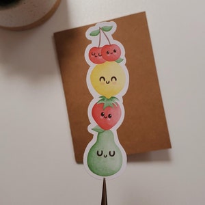 Fruit Vinyl Sticker for Journals, Laptops, Planners, Phones | Die Cut, Glossy Vinyl