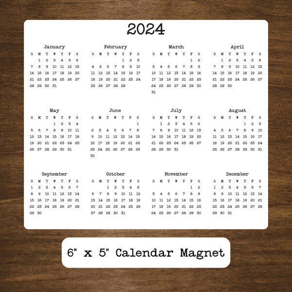 Calendar Etsy