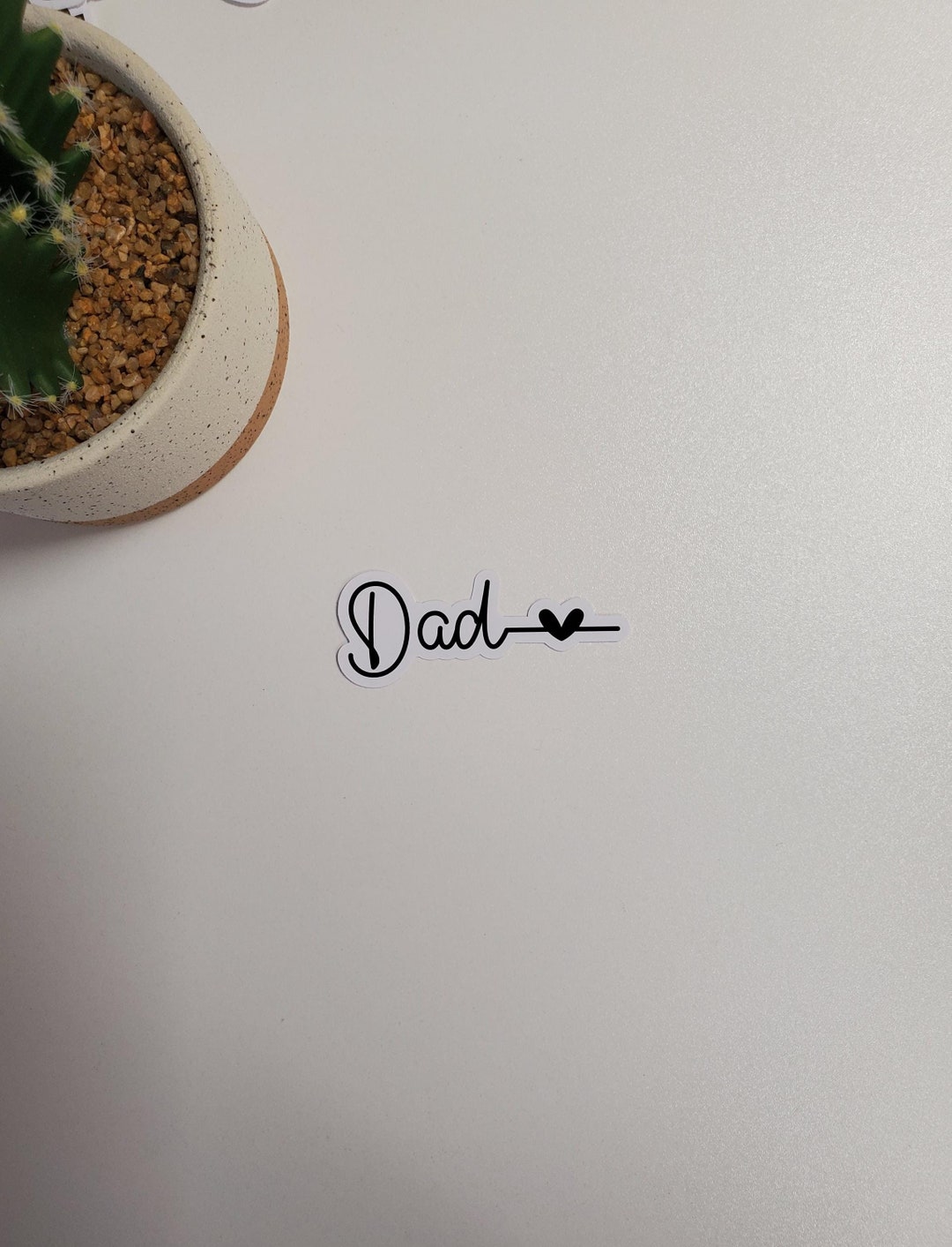 Dad Love Sticker | Laptop, Water Bottle, Phone Case Sticker | Contour ...