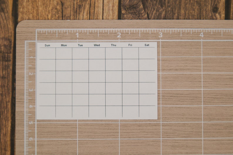 Mini Habit Tracker Stickers Track by Month or Weekly Die - Etsy