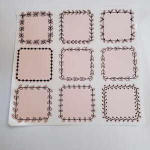 Planner Boxes Stickers | Border Frame Planner Boxes for Planner and ...