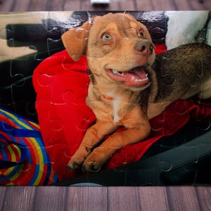 Small Custom Photo Puzzle | Personalized Jigsaw Cardboard Puzzle | 48 or 28 Pieces
