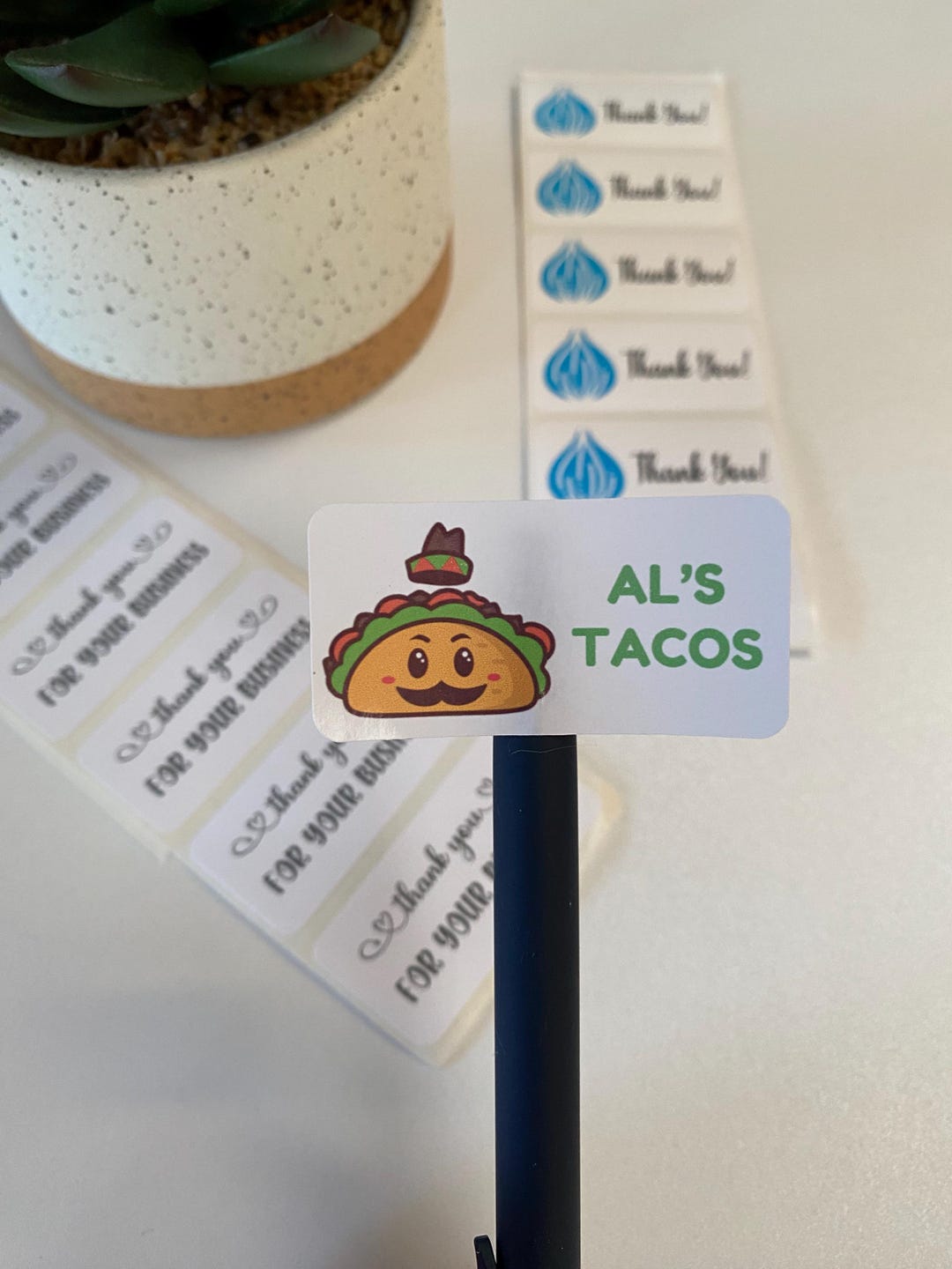 Small Custom Sticker Labels | Print Your Logo, Design, or Any Text | 2 ...