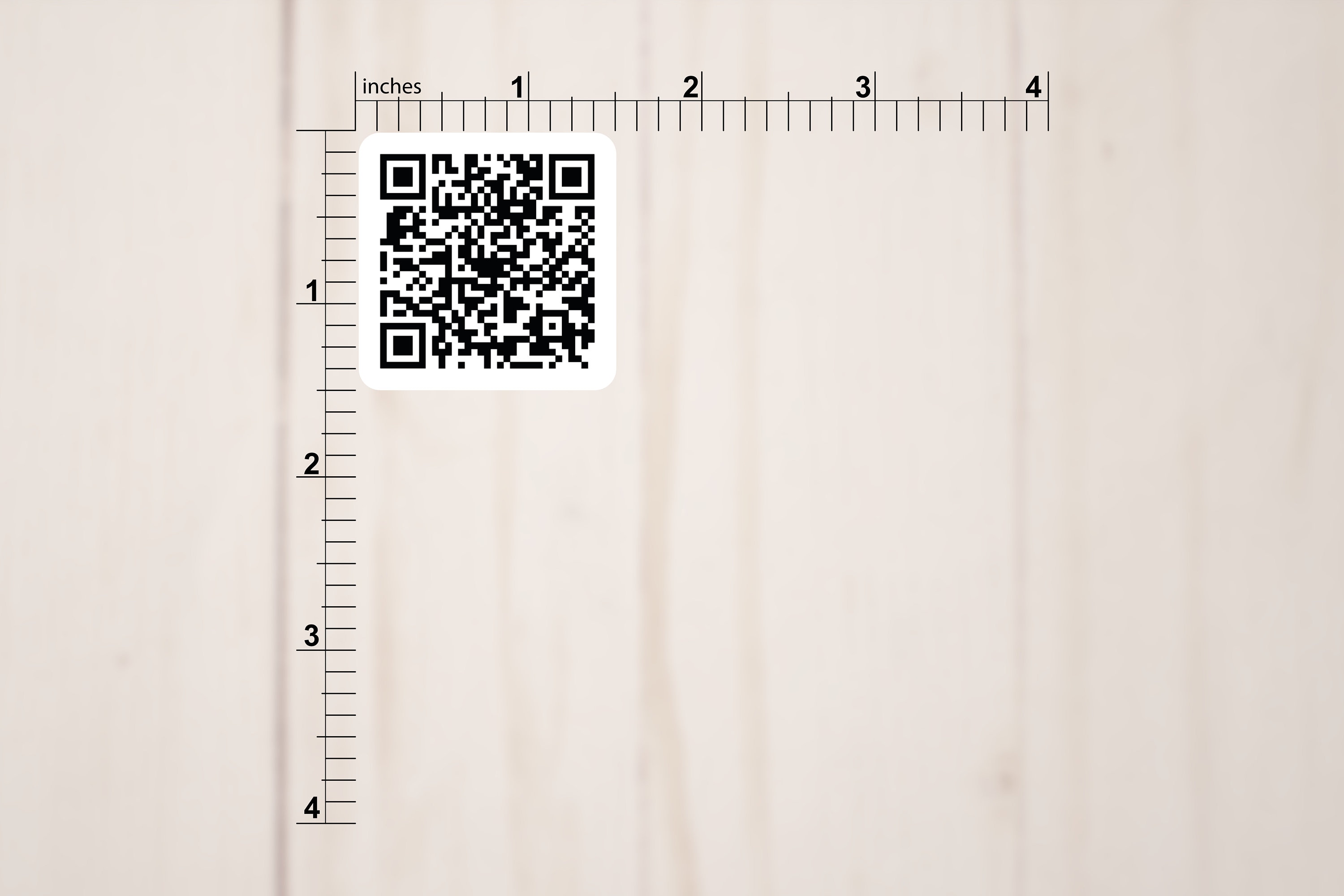 Custom QR Code Sticker Sheet With Twenty 1.5" X 1.5" Stickers ...