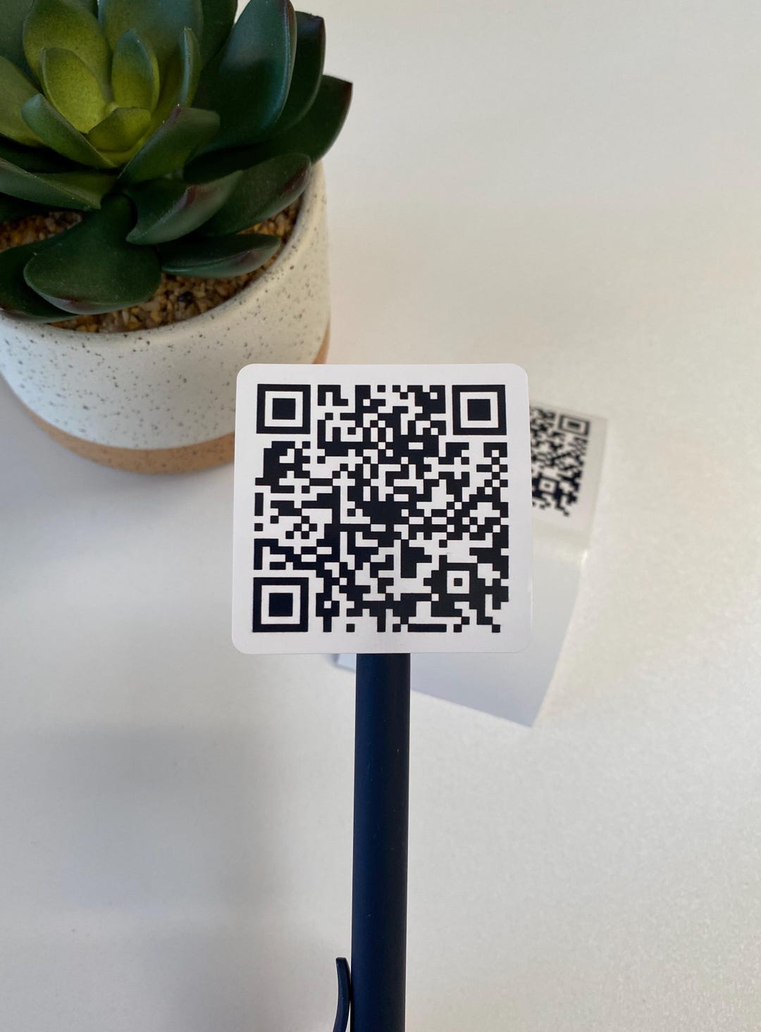 Custom QR Code Stickers | 2" X 2" Square Labels | Personalized Square ...