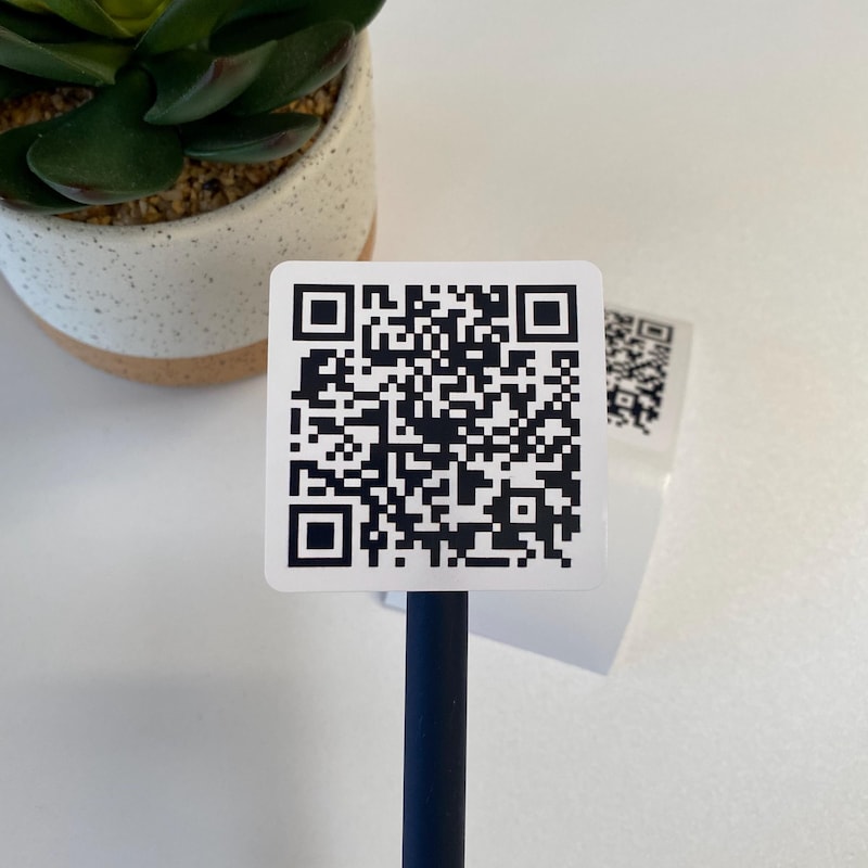 Qr Code 2x2 Stickers - Etsy