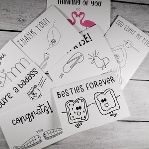 Minimalist Greeting Cards for All Occasions for Him Her