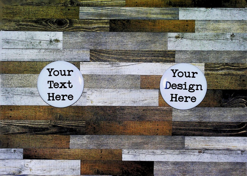 Custom Pinback Buttons With Your Text, Design, or Photo | 2.25" or 3 ...