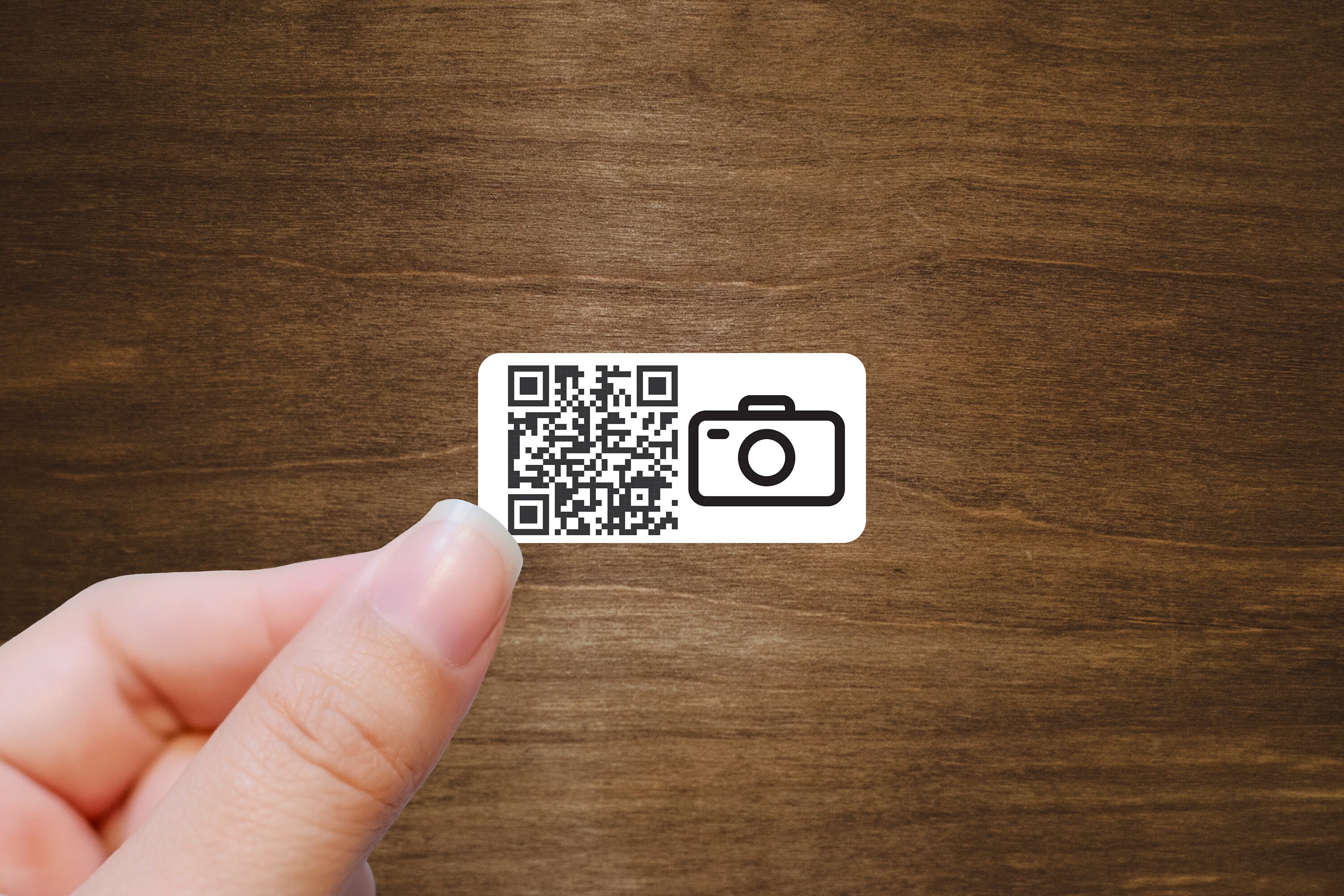 Custom Rectangular Stickers With QR Code | 2" X 1" Stickers ...