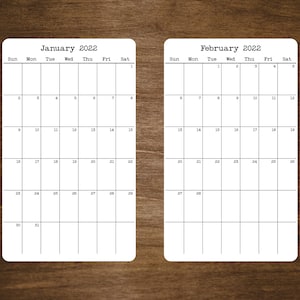 Small Calendar Stickers for Planners and Journals 2024, 2025, & 2026 ...