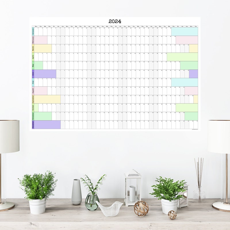 Big Ass Calendar Etsy