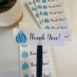 Custom 3&quot; x 1&quot;  Sticker Labels From Your Design or Any Text | Personalized Labels On A Roll | Ships Fast