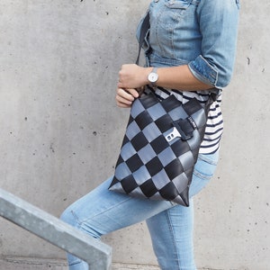 Recycled seatbelts bag - BAS 86-13, buckle, crossbody bag, shoulder bag