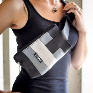 Recycled seatbelts bum bag - BAS 52-20