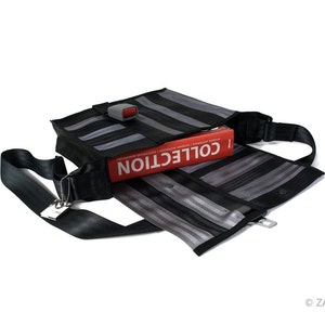 Recycled seatbelts bag BAS 35-14, messenger bag, buckle, Briefcase image 3