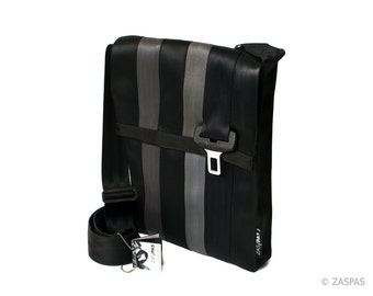 Recycled seatbelts bag - BLK 39-13, Shoulder bag, Buckle, Crossbody bag