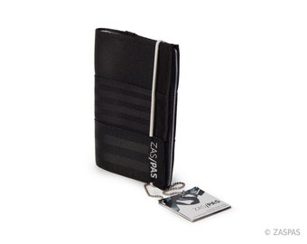 Recycled seatbelts card case - BLK 42-13