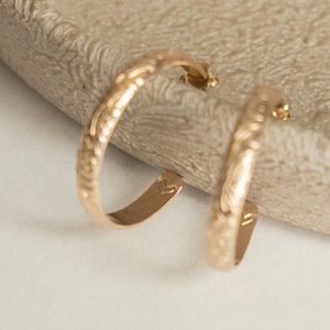 Flora Hoops | 14K Gold Filled