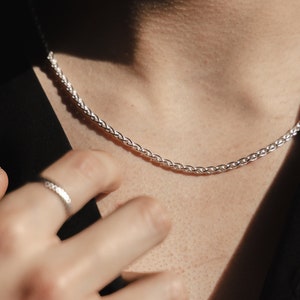 Wheat Chain | Mens Chain | Sterling Silver | Unisex